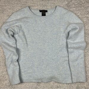 Preswick and Moore Sweater Womens Extra Large Cashmere Demure Modest Baby Blue